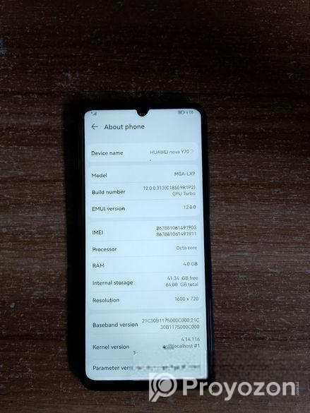 Huawei Nova Y70 . (Used)