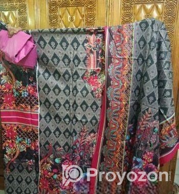 সুতি মালহার থ্রি পিস