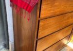 সেগুন কাঠের বার্নিশ করা ওয়ারড্রব