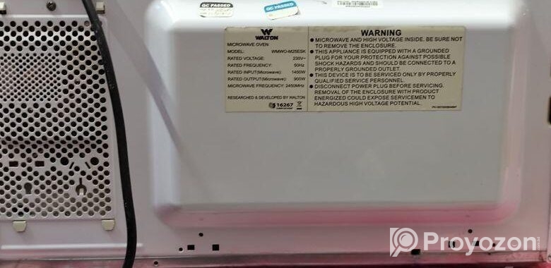 Walton Microwave Oven Wmwo-m25esk