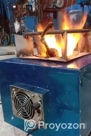 অল খরচে লাকড়ির চুলা।