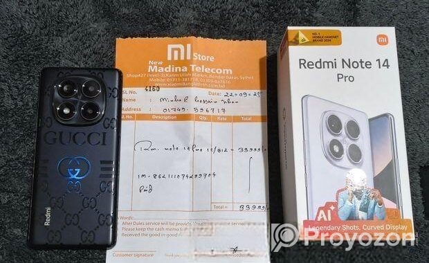 Xiaomi Redmi Note 14 pro 2025 (12/512GB) (New)