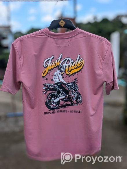 Drop shoulder T shirt