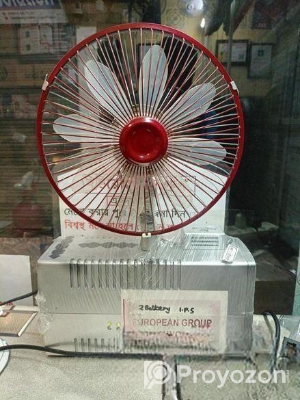 4 HOURS BACKUP DUAL BATTERY FAN