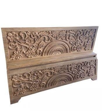 চিটাগং সেগুন কাঠের 3D ডিজাইন খাট