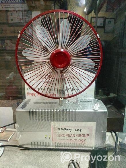 4 HOURS BACKUP DUAL BATTERY FAN