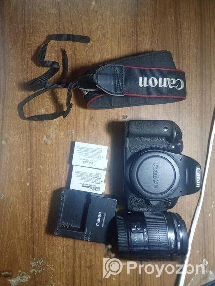 Canon 700d with 18-55lens