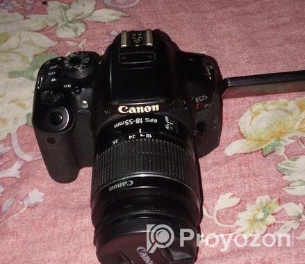 Canon 700d with 18-55lens