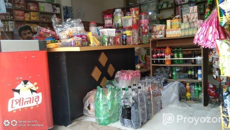 আবাসিক এলাকায় যে বিল্ডিং এর নিচে দোকান।