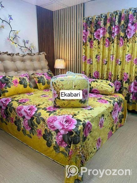 কম্ফোর্টার বেডশিট সেট