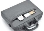 15 Inch Laptop Bags Office Documents Storage Bag Travel ( Gray )