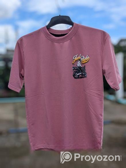 bDrop shoulder T shirt