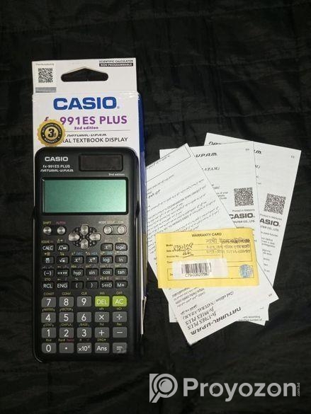 Casio FX-991ES Plus (2nd Edition)Non-Programmable Scientific Calc