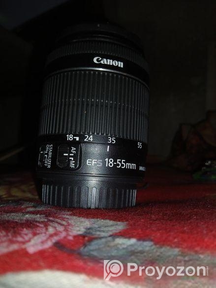 Canon 700d with 50m prime lance & 18-55 kit