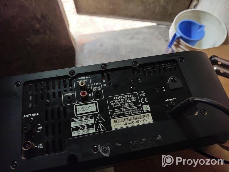 Onkyo Audio System Model No. Cbx-100