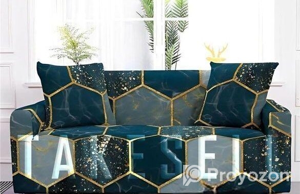 2+2+1 China Print Sofa Cover