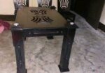 Four-Chair Glass Dining Table