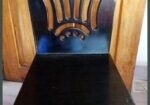 Four-Chair Glass Dining Table