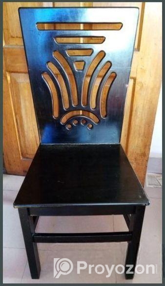 Four-Chair Glass Dining Table