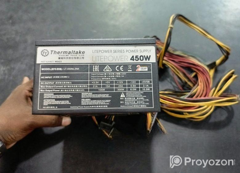Thermaltake (450W) Power Supply For Sell