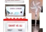 1 stand fan 4 bulb 20 hours backup Digital ips