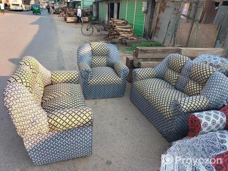 ২+২+১-৫-সিট সাদ্দাম গদি সোফা🇧🇩🇧🇩