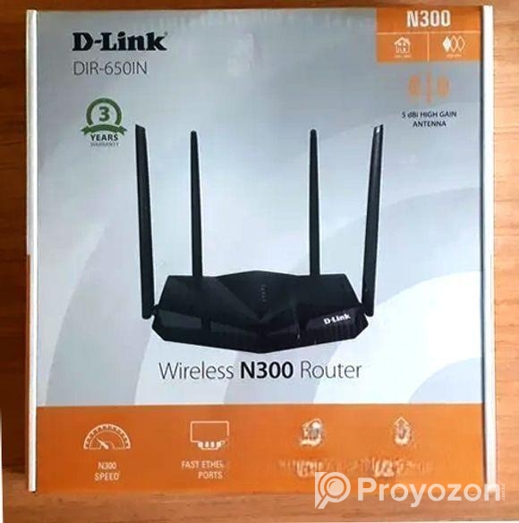 WiFi Router D-Link DIR-650IN N300 300mbps