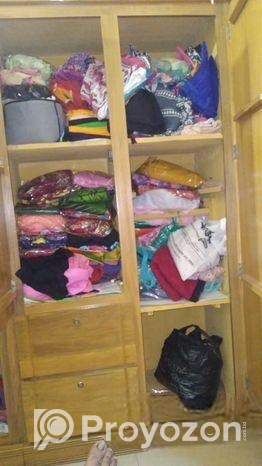 ৩ দরজা সেগুন আলমিরা