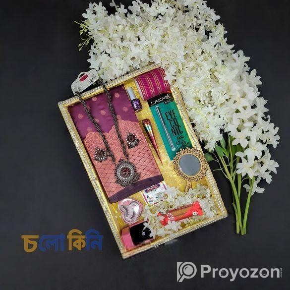 Premium Silk Katan Saree Combo Pack – Blue