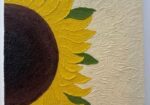 Painting (handmade Sunflower Texture) “দেয়ালে ফুটুক সূর্যের হাসি