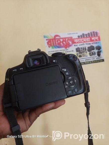 Canon 750d with 18-55 Lens