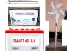 1 stand fan 4 bulb 20 hours backup Digital ips