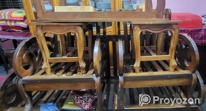 বিক্রয় হইবে কাঁঠাল কাঠের ৫ সিটের সোফা