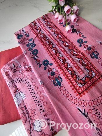 কটন সুতি থ্রি পিস