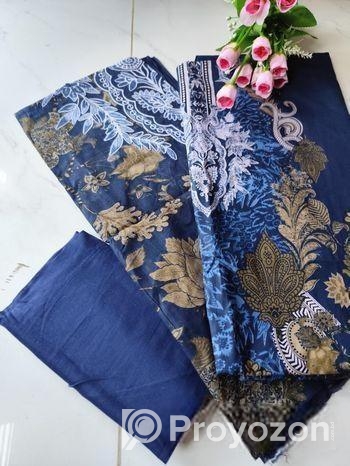 কটন সুতি থ্রি পিস