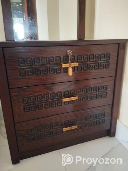 Hatim Brand Almost New 3 Drawer Dressing Tables