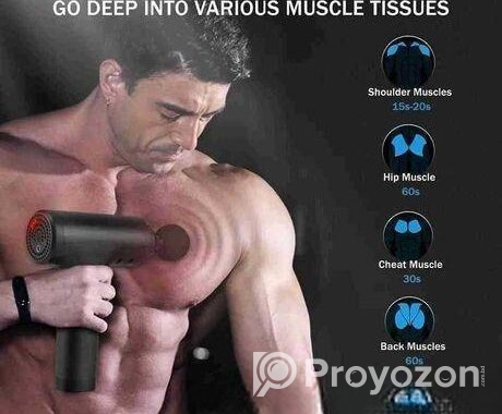 Facial Body Massage Gun (Rechargble)
