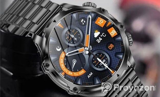 Men Outdoors Sports Smart Watch Ak75 Flashlight