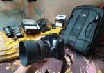 Canon 250D +Prime 1.4 USM+kit lens+ Full Setup+ Bag