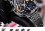 Men Outdoors Sports Smart Watch Ak75 Flashlight