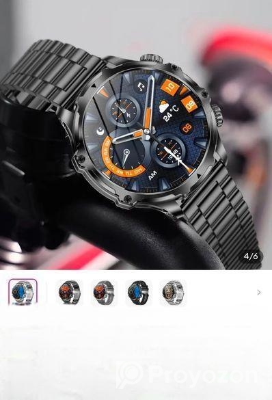 Men Outdoors Sports Smart Watch Ak75 Flashlight