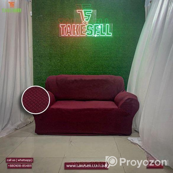 Solid Honey Comb Sofa Cove