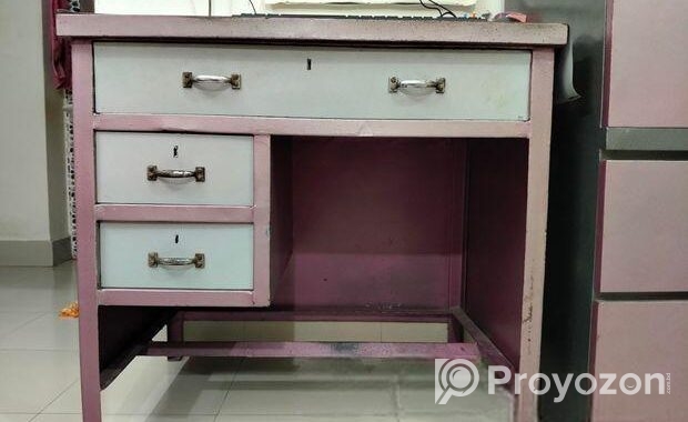 Steal Table || Height: 32″ Length: 34 ” Width: 23