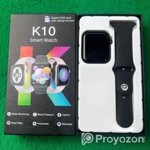 K10 Single SIM Smart Watch with Calling Function