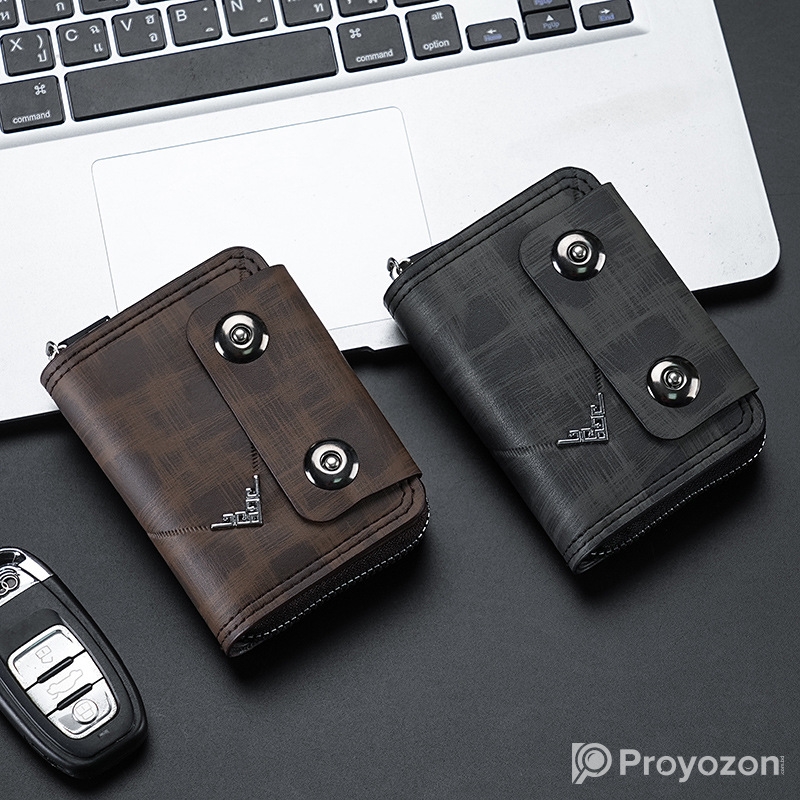 ভাইরাল কার্ড হোল্ডার | Kingdushi Premium Zipper Card Wallet