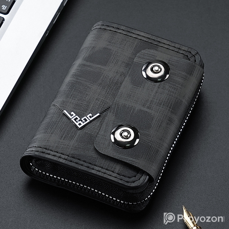 ভাইরাল কার্ড হোল্ডার | Kingdushi Premium Zipper Card Wallet