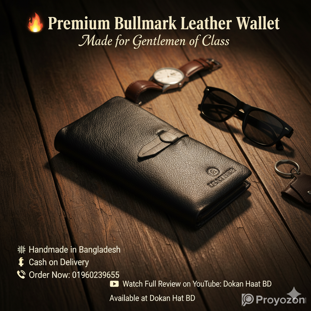 Premium Leather Wallet | Mobile Holder