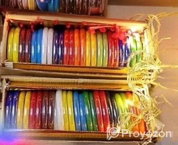 কাচা বালা রেশমি কাচের চুড়ি প্রিয়জনকে উপহার দিন