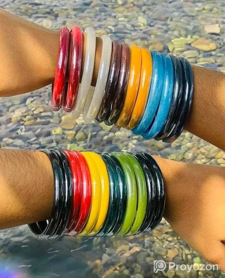 কাচা বালা রেশমি কাচের চুড়ি প্রিয়জনকে উপহার দিন