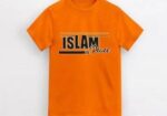 Brand New Jersey Fabric Comfortable T-shirt With Islamic Calligra